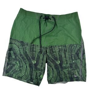 OUTERKNOWN Apex Kelly Slater Men's 31 Green Board Shorts Hybrid